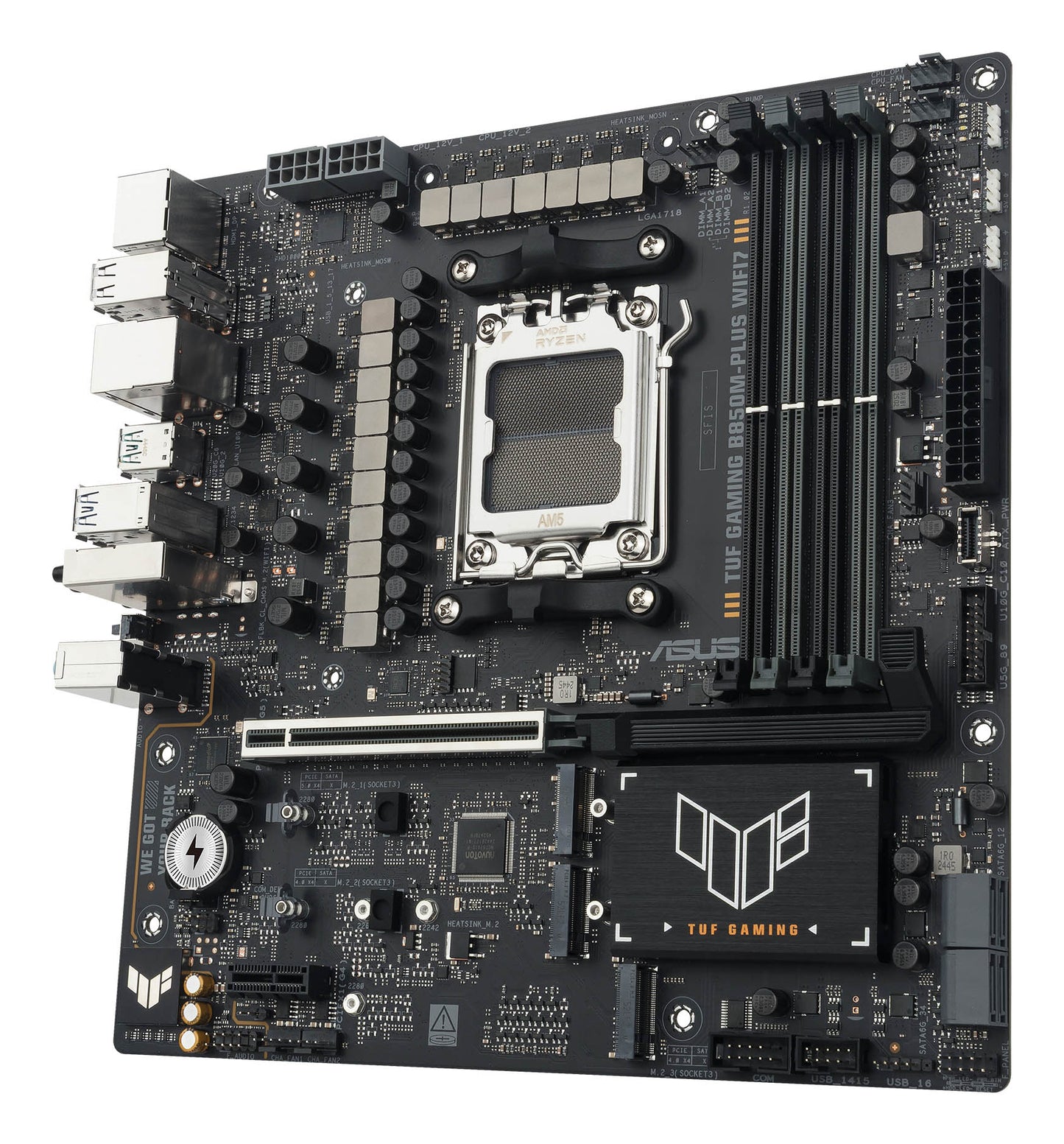 ASUS TUF GAMING B850M-PLUS WIFI7 AMD B850 Socket AM5 micro ATX Motherboard