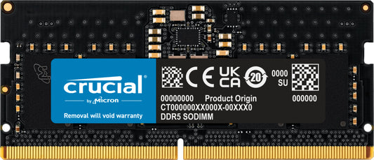 Crucial 8GB (1x8GB) DDR5 SO-DIMM Laptop RAM