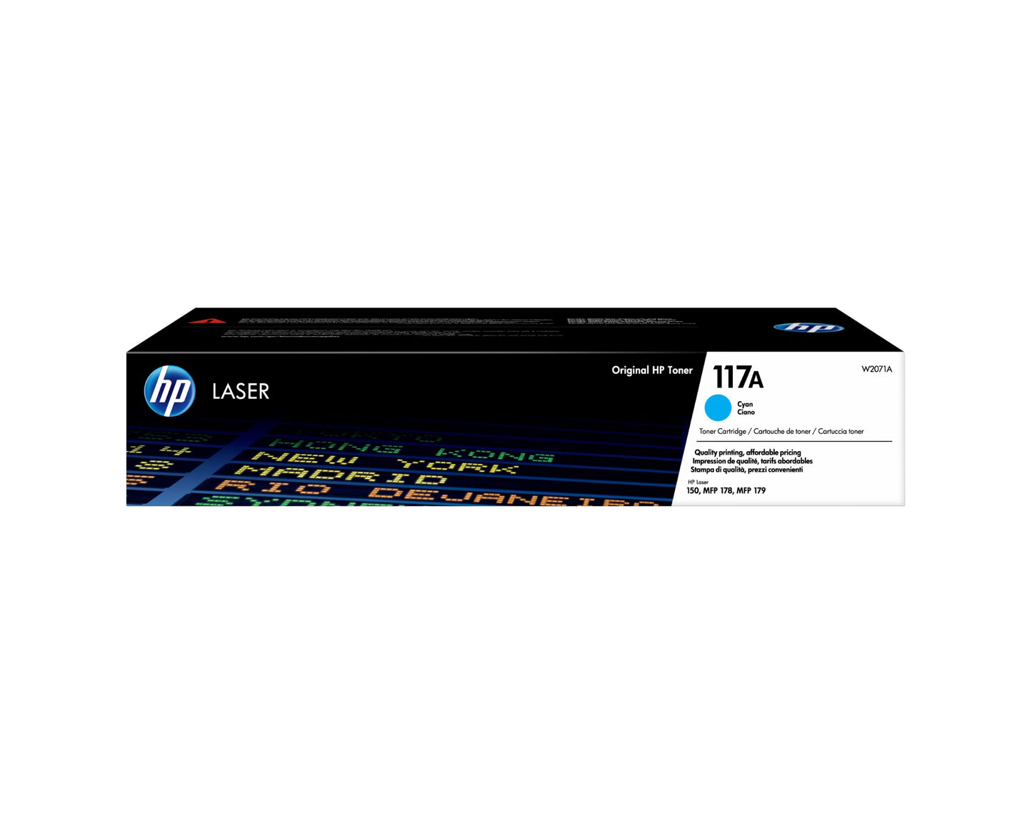 HP W2071A/117A Cyan Toner Cartridge (700 pages, HP Color Laser 150)