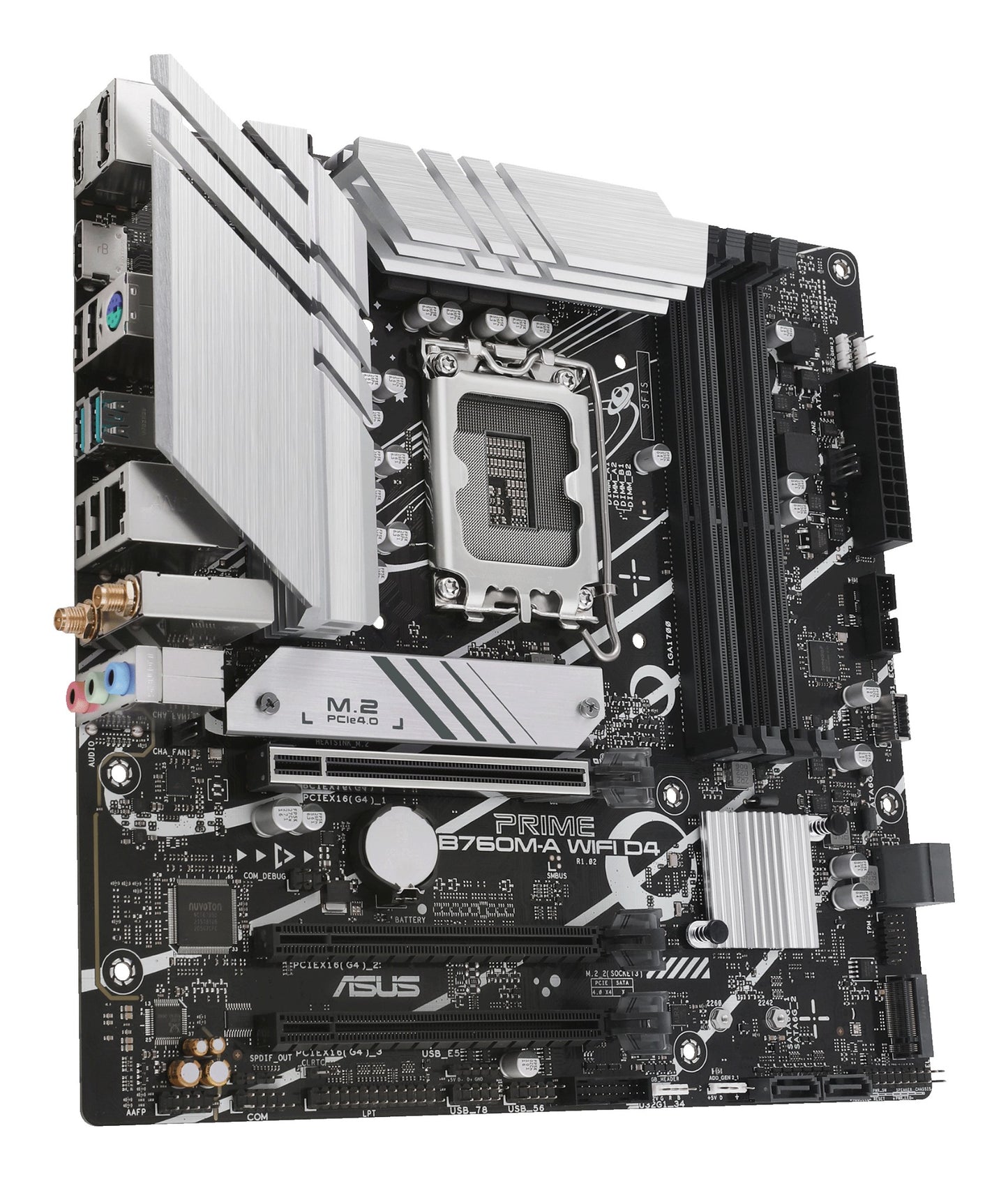 ASUS PRIME B760M-A WIFI D4 Intel B760 LGA 1700 micro ATX Motherboard