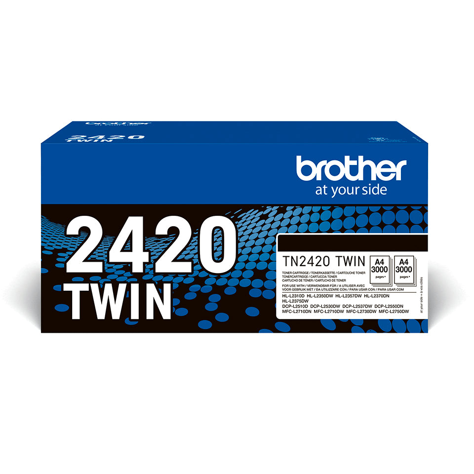 Brother TN-2420TWIN Toner Cartridge (3K pages, Brother HL-L 2310)