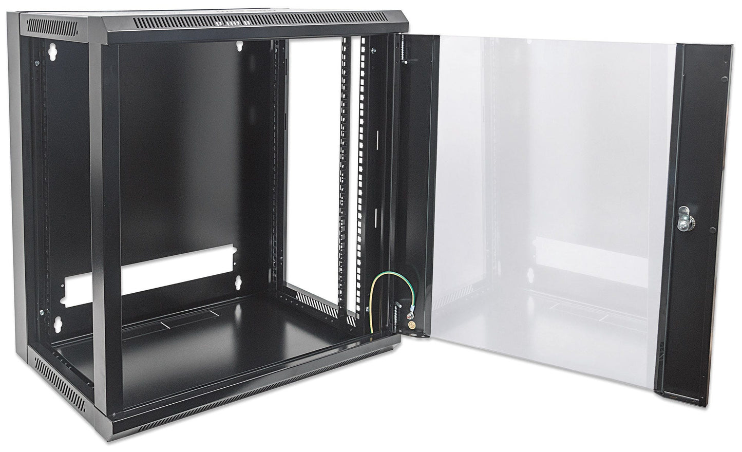 Intellinet 19" Network Cabinet - Wall Mount (Standard), 12U, 450mm Deep, Black Rack