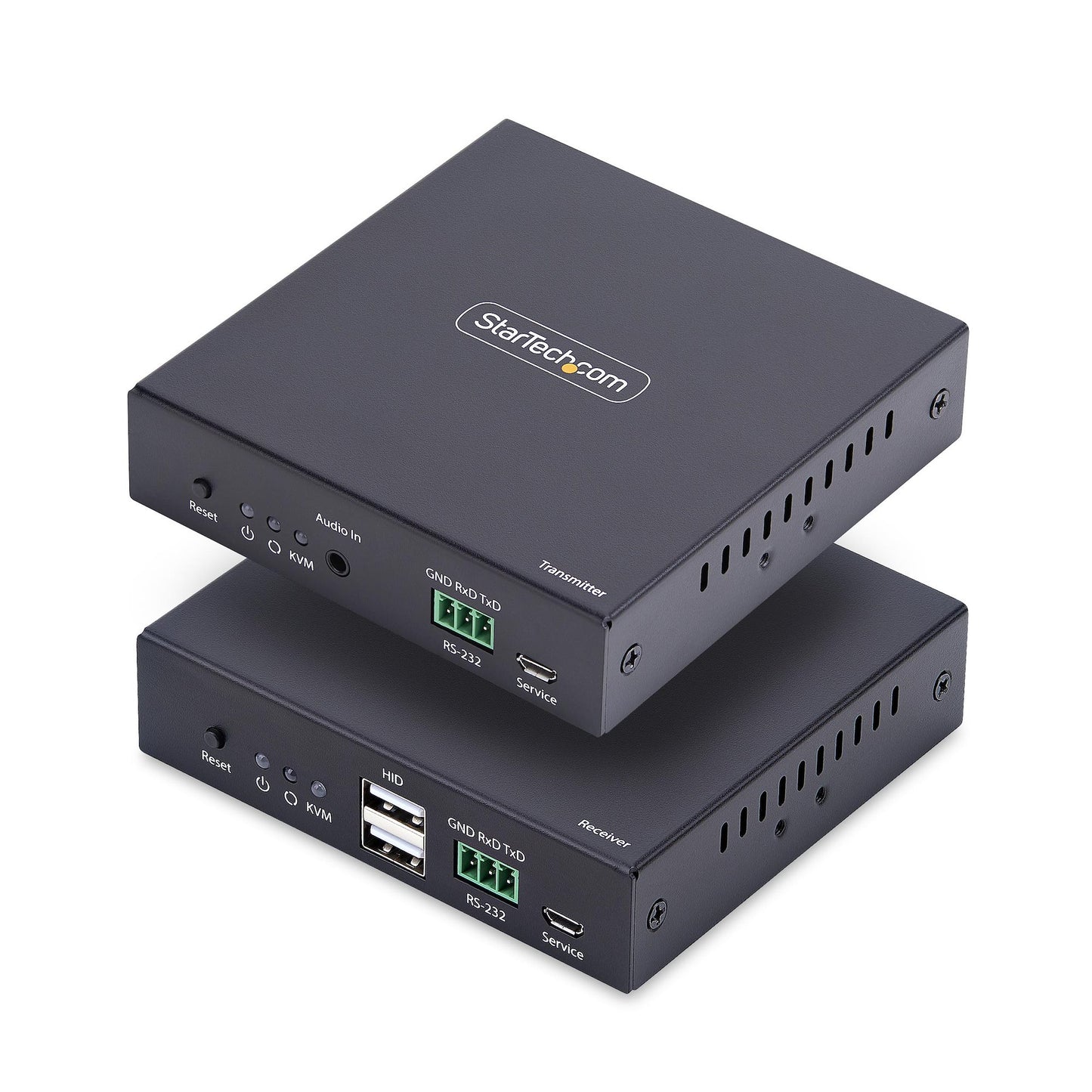 StarTech.com HDMI KVM Extender Over IP Network, 4K 60Hz, Driverless, HDMI and USB KVM Switch