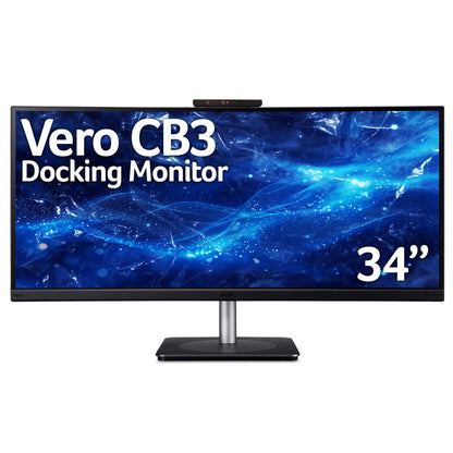 Acer CB3 Vero CB343CUR D Widescreen 34" UWQHD IPS Curved Monitor