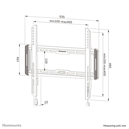 Neomounts WL30-550BL14 TV mount wall 40-75" - ultra-flat - easy install
