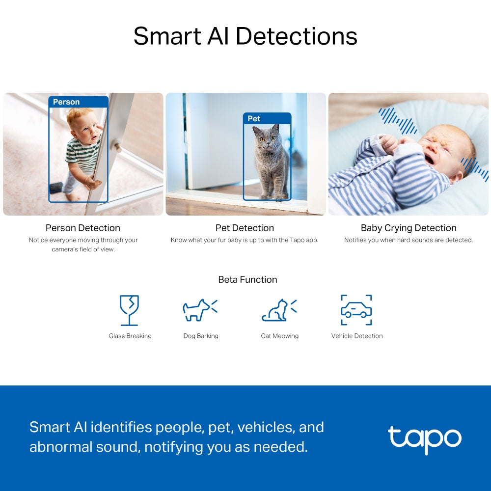 TP-LINK Tapo TC74 security camera Bulb IP security camera Indoor 2880 x 1620 pixels