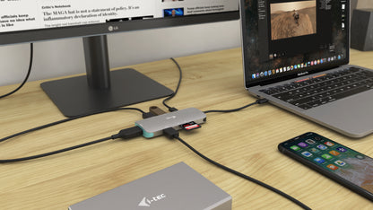 i-tec Metal Nano + USB-C Docking Station 100W