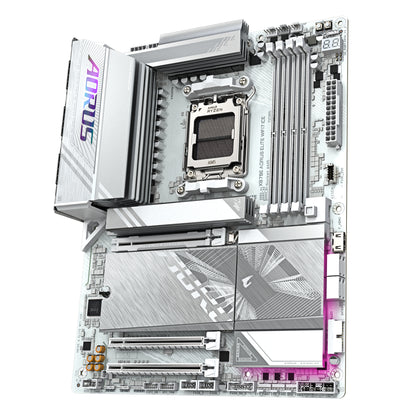 Gigabyte X870E AORUS ELITE WIFI7 ICE Motherboard - Supports AMD Ryzen 9000 CPUs