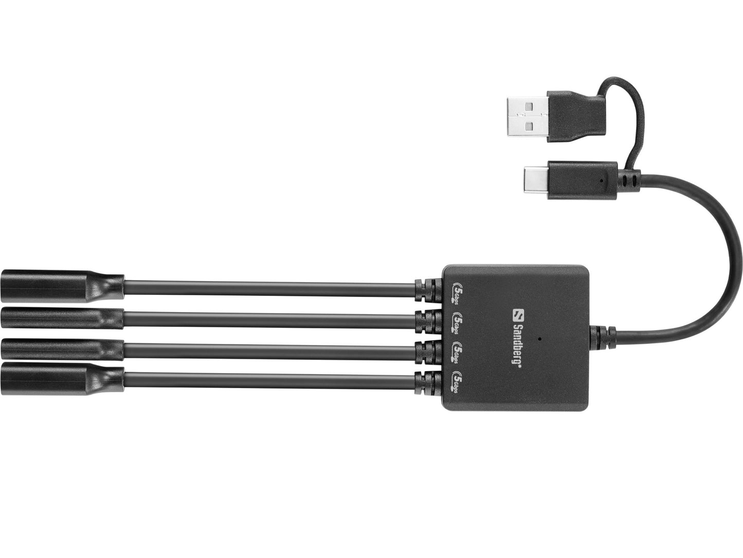 Sandberg USB-C/A to 2A+2C Splitter Hub
