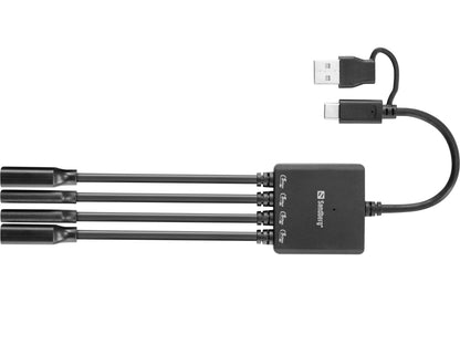Sandberg USB-C/A to 2A+2C Splitter Hub