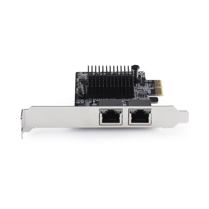StarTech.com 2-Port 5G Gigabit PCIe Network Adapter Card, 5G/2.5G/1G/100M/10M PCI