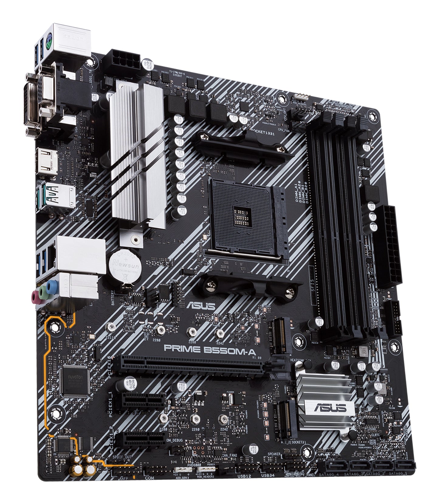 ASUS PRIME B550M-A AMD B550 Socket AM4 micro ATX Motherboard