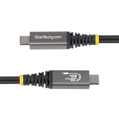 StarTech.com 3m (10ft) USB4 Cable, 20Gbps, USB-IF Certified USB-C Cable, 60W PD, 4K (Black)