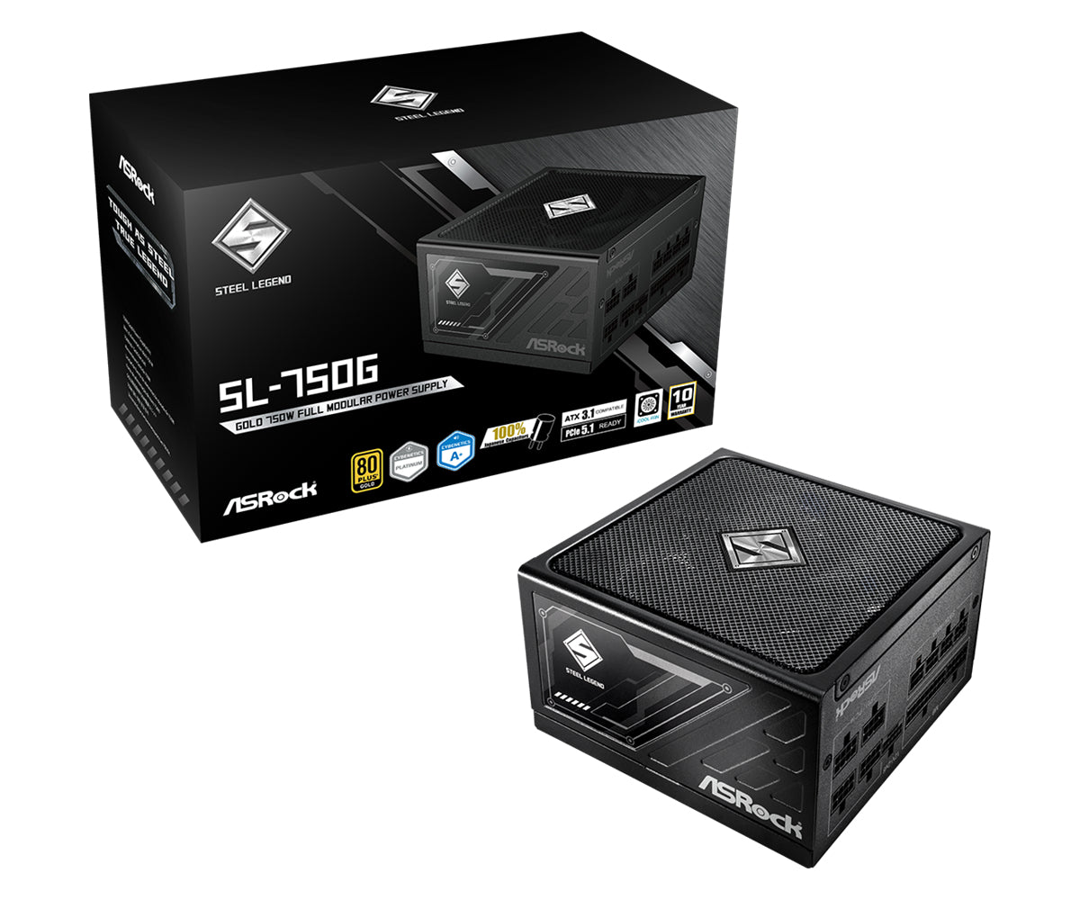 Asrock SL-1000G Steel Legend power supply unit 1000 W 20+4 pin ATX ATX Black