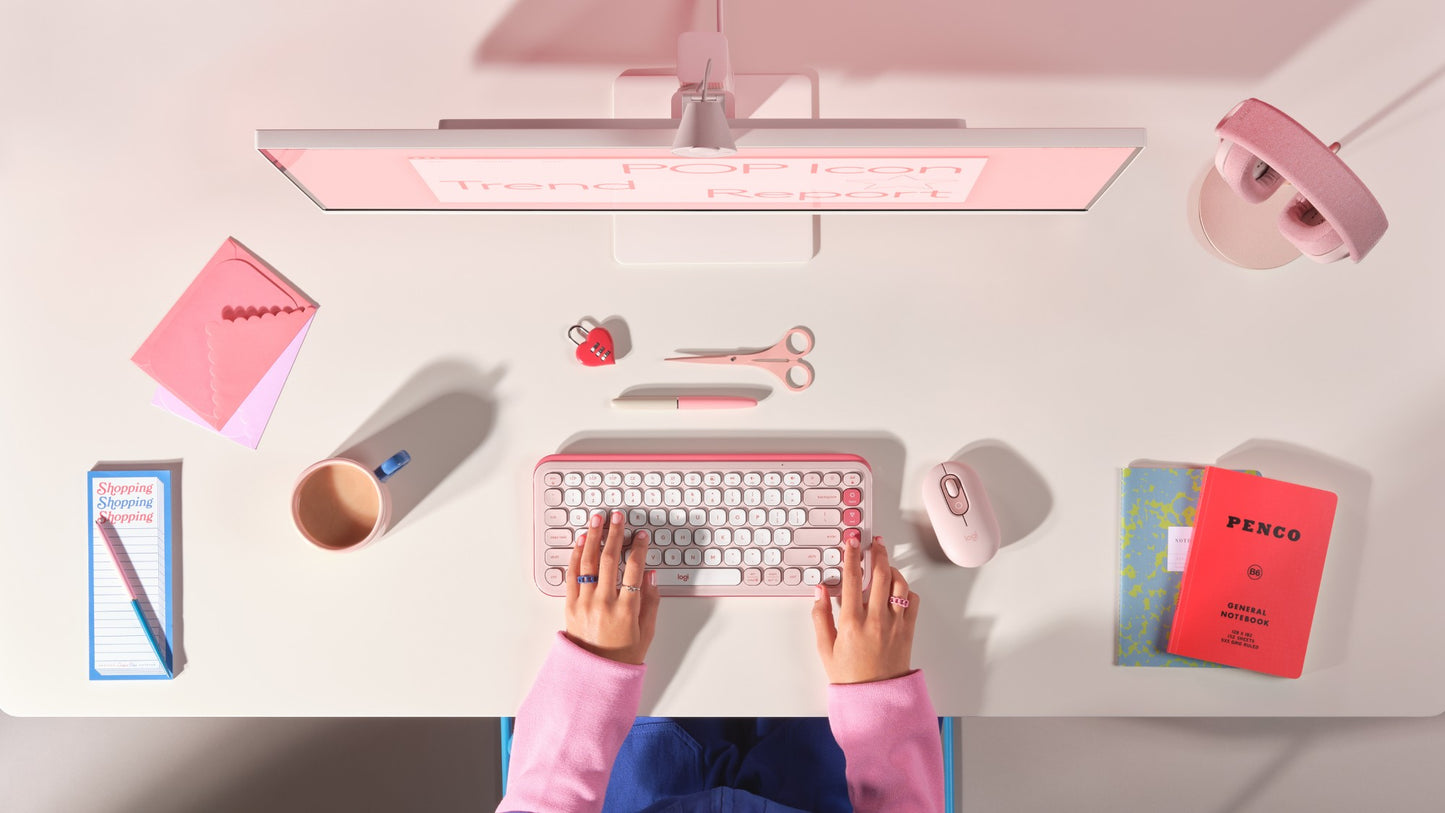 Logitech POP Icon Keys Wireless Keyboard UK