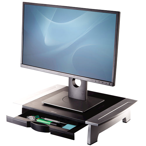 Fellowes Computer Monitor Stand with 5 Height Adjustments - Office Suites Monitor Mount