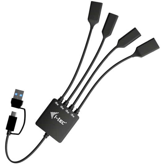 i-tec USB-C/USB-A Cable HUB 4 port