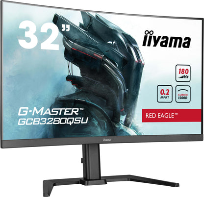 iiyama G-MASTER GCB3280QSU-B2 31.5" QHD VA 180Hz Curved Monitor