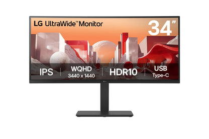 LG 34BA75QE 34" UWQHD IPS Curved Monitor