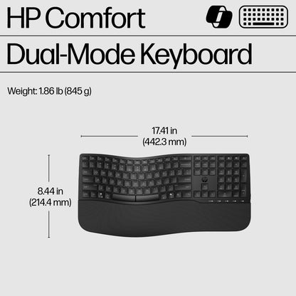 HP 680 Comfort Dual-Mode Wireless Keyboard