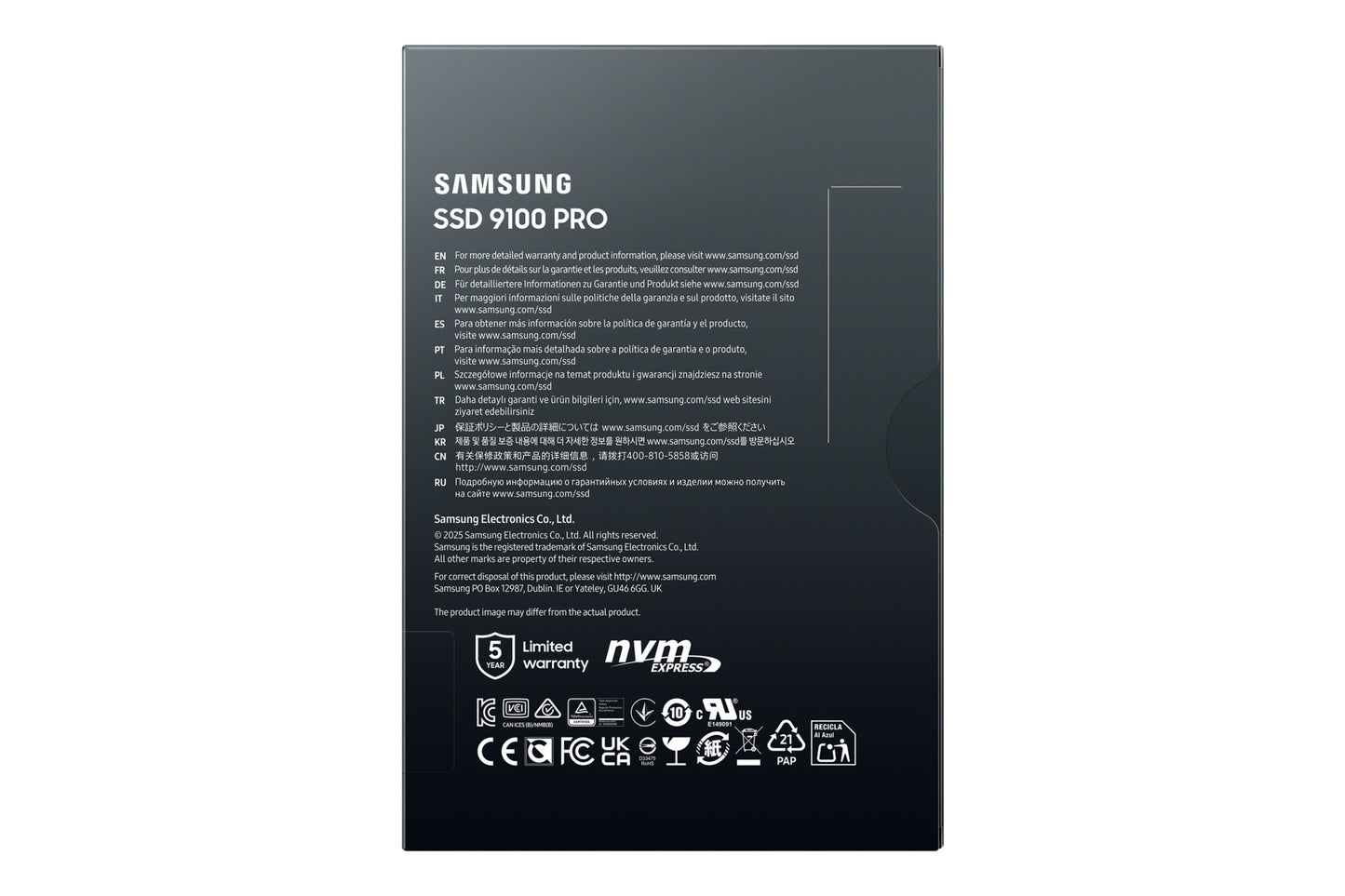 Samsung MZ-VAP2T0BW 2TB M.2 NVMe PCIe Gen5 SSD