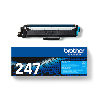 Brother TN-247C Cyan Toner Cartridge (2.3K pages, Brother HL-L 3210)