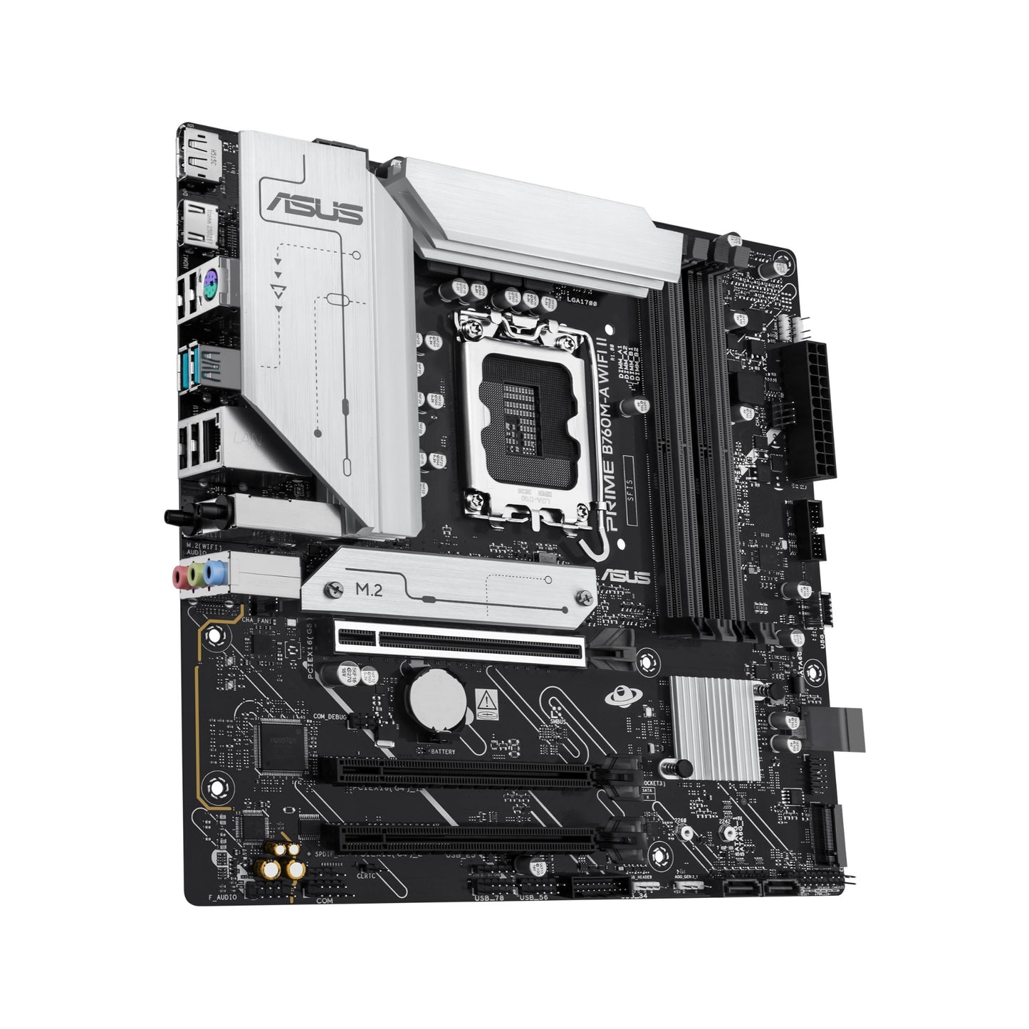 ASUS PRIME B760M-A WIFI II Intel B760 LGA 1700 micro ATX Motherboard