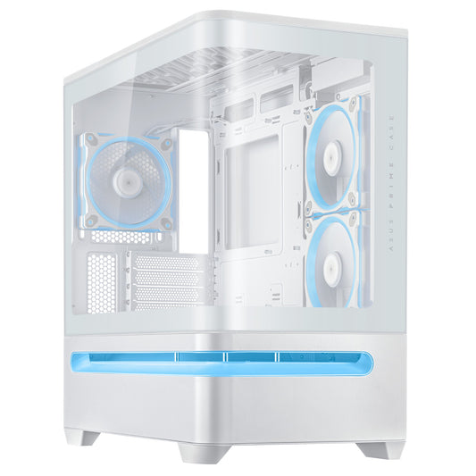 ASUS PRIME AP202 ARGB Mini Tower White PC Case