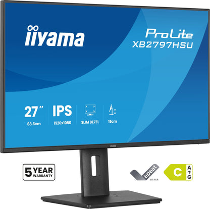 iiyama ProLite XB2797HSU-B1 27" Full HD IPS 120Hz Monitor