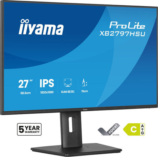iiyama ProLite XB2797HSU-B1 27" Full HD IPS 120Hz Monitor