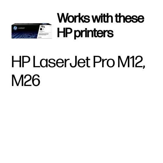 HP CF279A/79A Toner Cartridge (1K pages, HP Pro M 12)