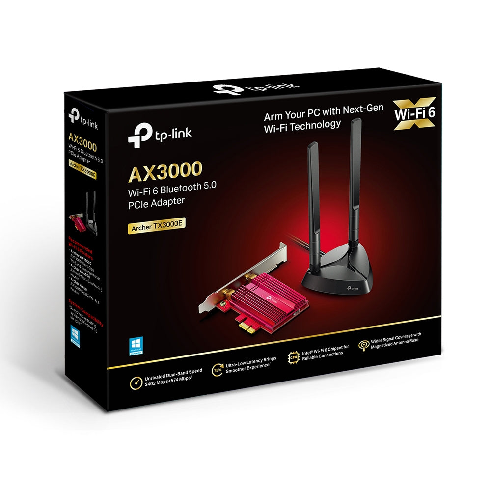 TP-LINK Archer TX3000E Internal WLAN / Bluetooth 2402 Mbit/s Network Adapter