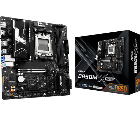 Asrock B850M-X R2.0 AMD B850 Socket AM5 micro ATX Motherboard