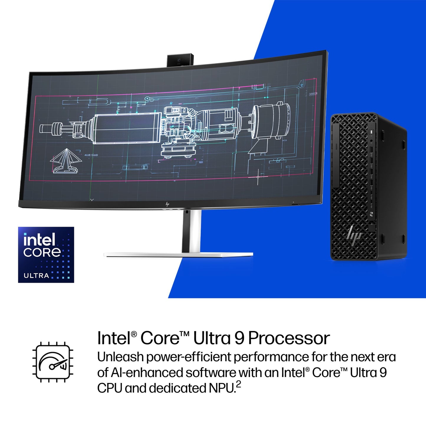 HP Z2 Core Ultra 9 285K 64GB 1TB SSD NVIDIA RTX PRO 4000 Blackwell SFF Desktop PC