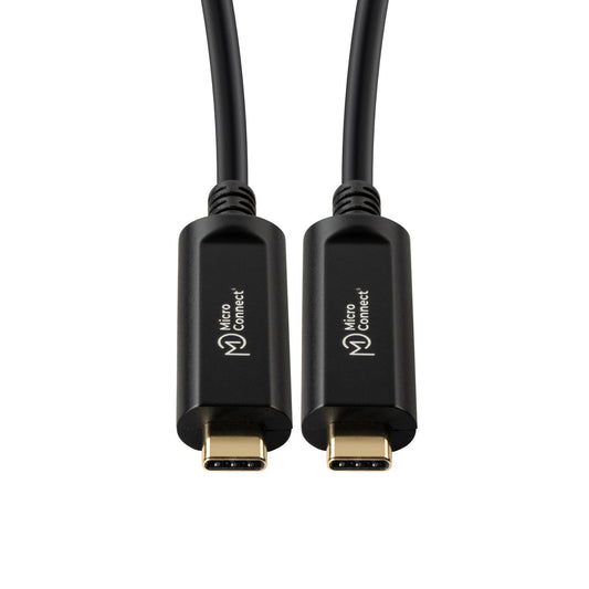 Microconnect MC-USB3.1CC10OP USB cable USB 3.2 Gen 2 (3.1 Gen 2) 10 m USB C Black
