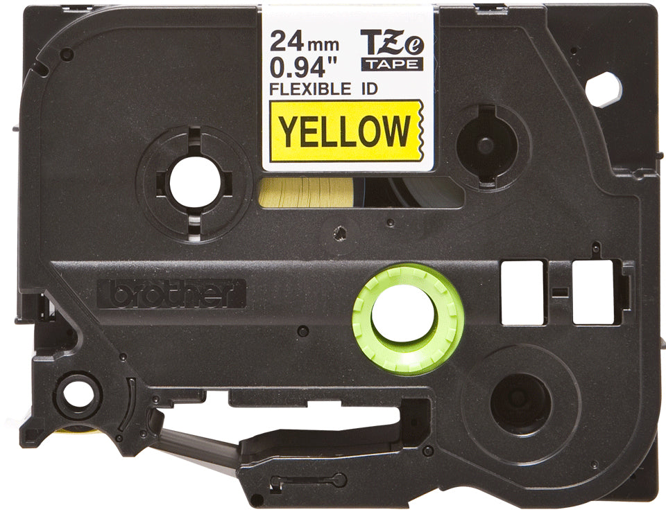 Brother TZE-FX651 DirectLabel black on yellow Laminat 24mm x 8m for Brother P-Touch Labels