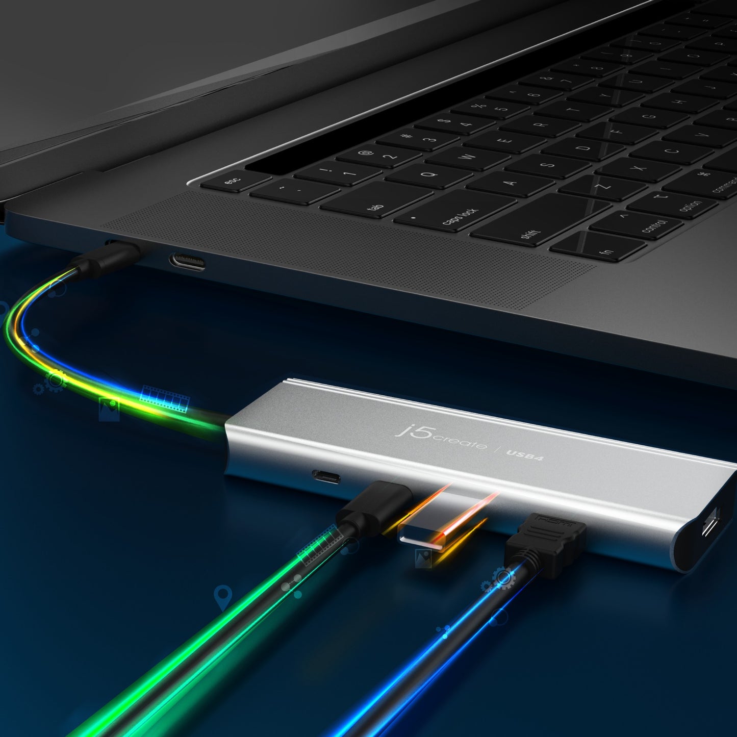 j5create JCD401 USB4™ Multi-Port USB-C Docking Station