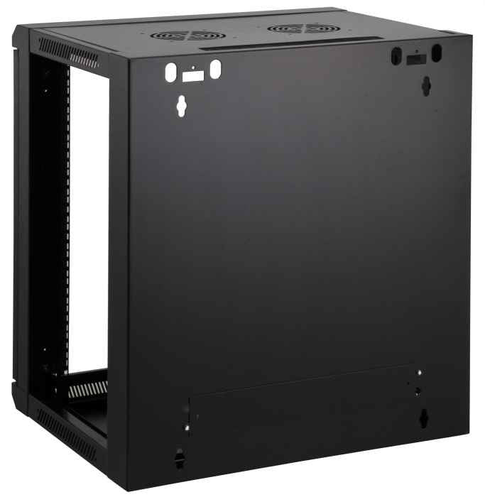 Intellinet 19" Network Cabinet - Wall Mount (Standard), 6U, 450mm Deep, Black Rack