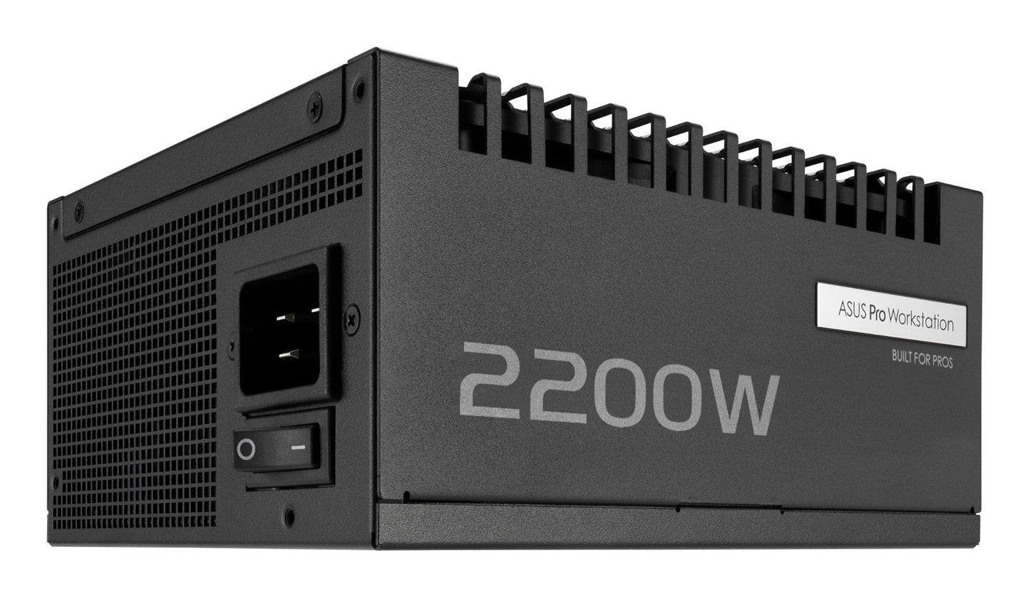 ASUS Pro WS 2200W Platinum power supply unit 20+4 pin ATX ATX Black