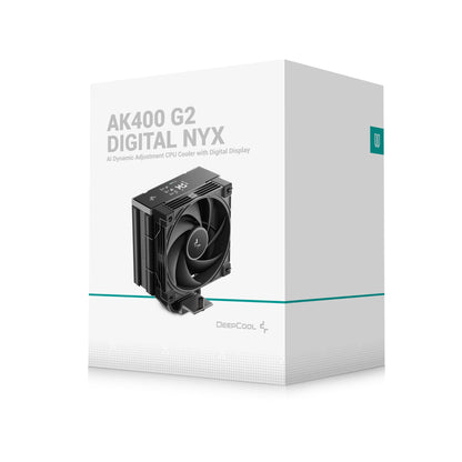 DeepCool AK400 G2 Digital NYX Processor Air cooler 12 cm Black 1 pc(s) Cooling