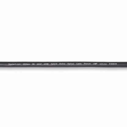 StarTech.com 30ft (9.1m) HDMI 2.1 Hybrid Active Optical Cable (AOC), CMP Plenum