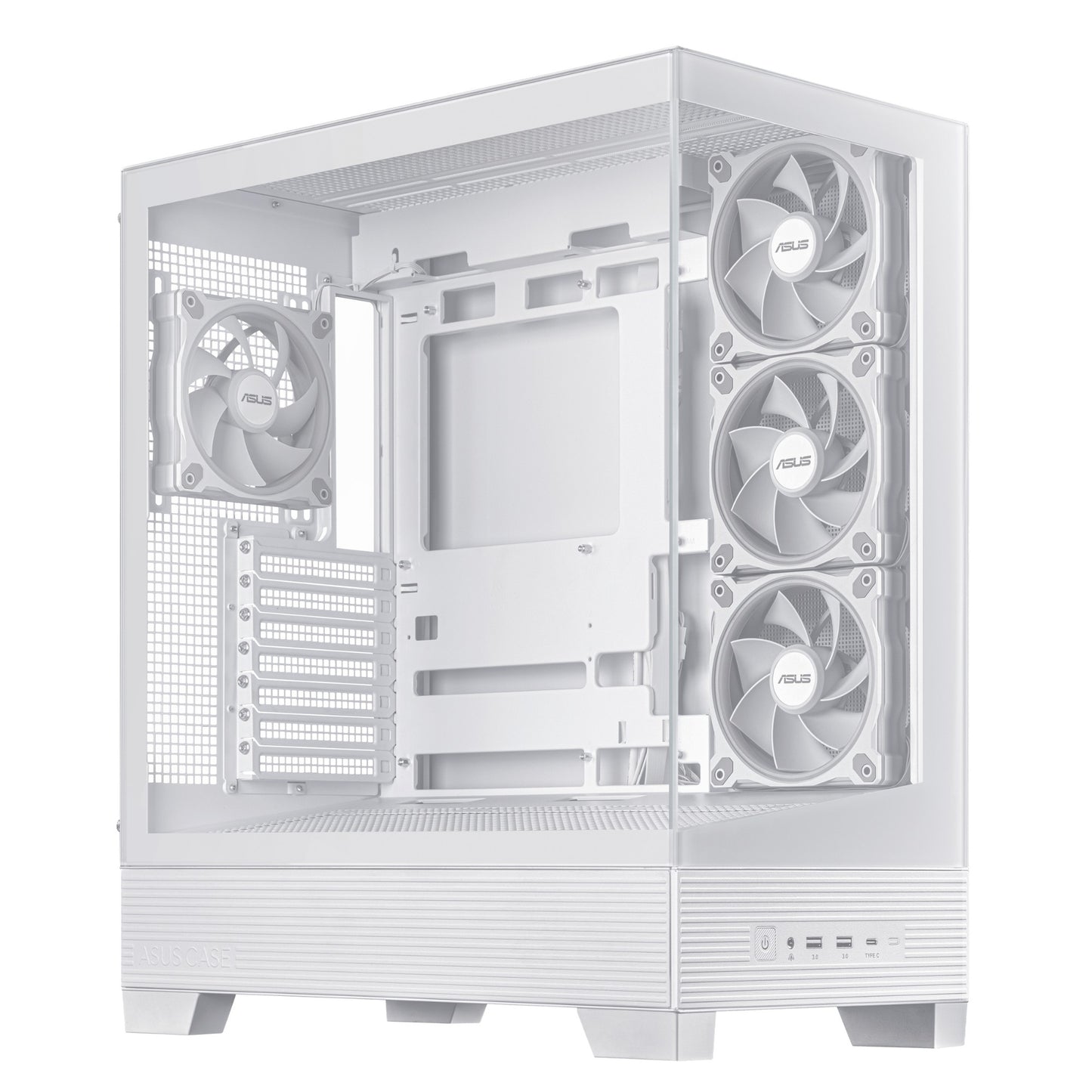 ASUS A31 Plus TG ARGB WHITE Midi Tower PC Case