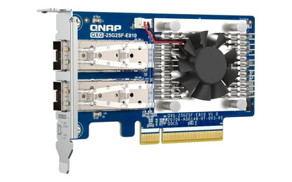 QNAP QXG-25G2SF-E810 network card Internal Fiber 25000 Mbit/s Network Adapter