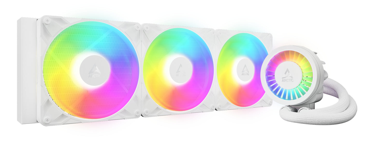ARCTIC Liquid Freezer III Pro 420 A-RGB (White) - Multi Compatible All-in-One CPU Cooling