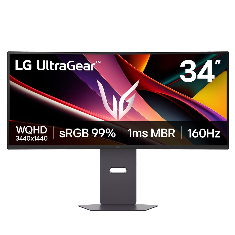 LG UltraGear™ G6 34G600A-B - 34-inch 160Hz 34" UWQHD VA 160Hz Curved Monitor