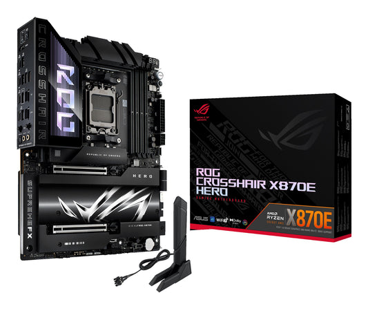 ASUS ROG CROSSHAIR X870E HERO AMD X870E Socket AM5 ATX Motherboard