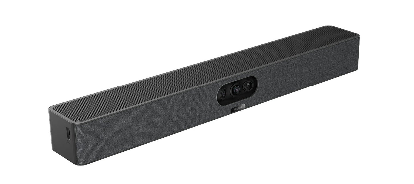 Yealink MeetingBar A25 Video Bar and CTP25 Touch Console Kit Bundle Black 3840 x Webcam