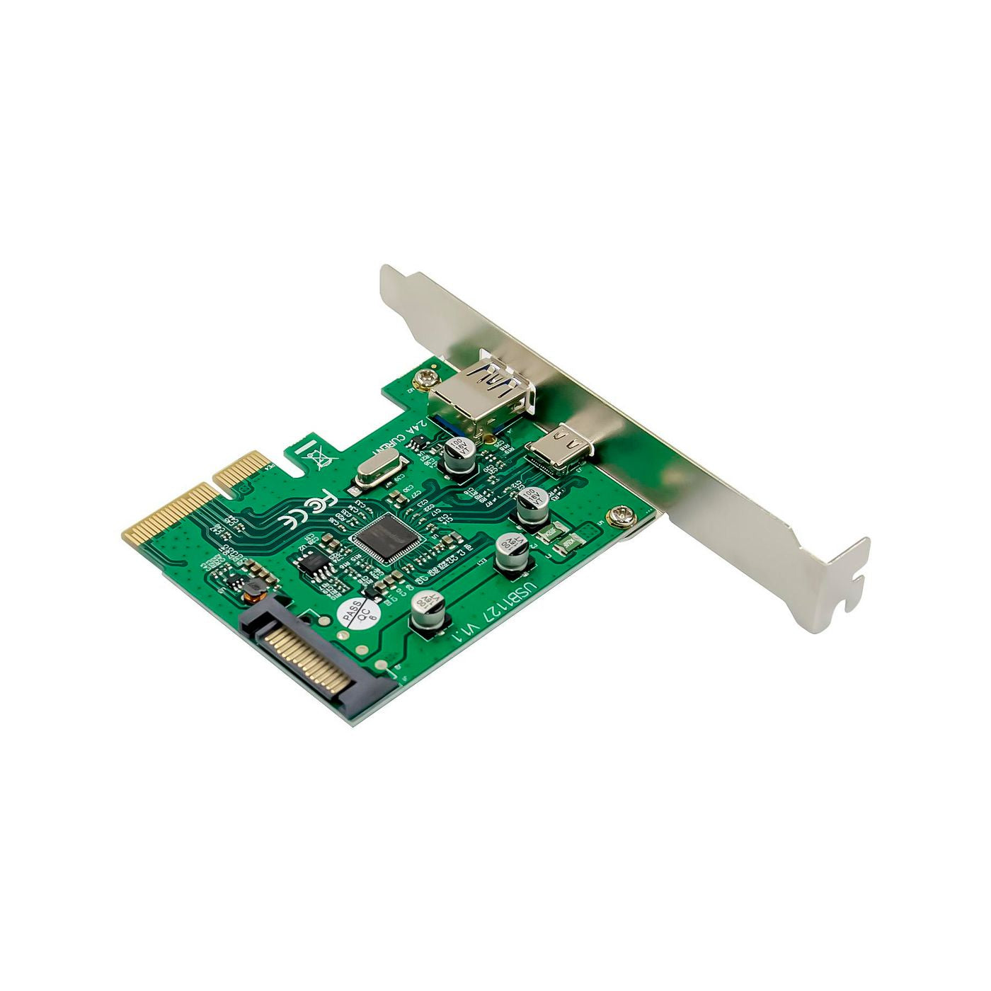 Microconnect MC-PCIE-ASM1142-CA interface cards/adapter Internal USB 3.2 Gen 1 (3.1 Hub