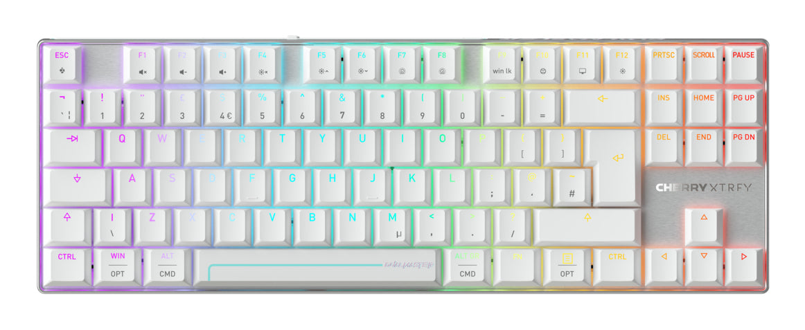 CHERRY MX 8.2 Pro Wireless Keyboard UK (Silver)