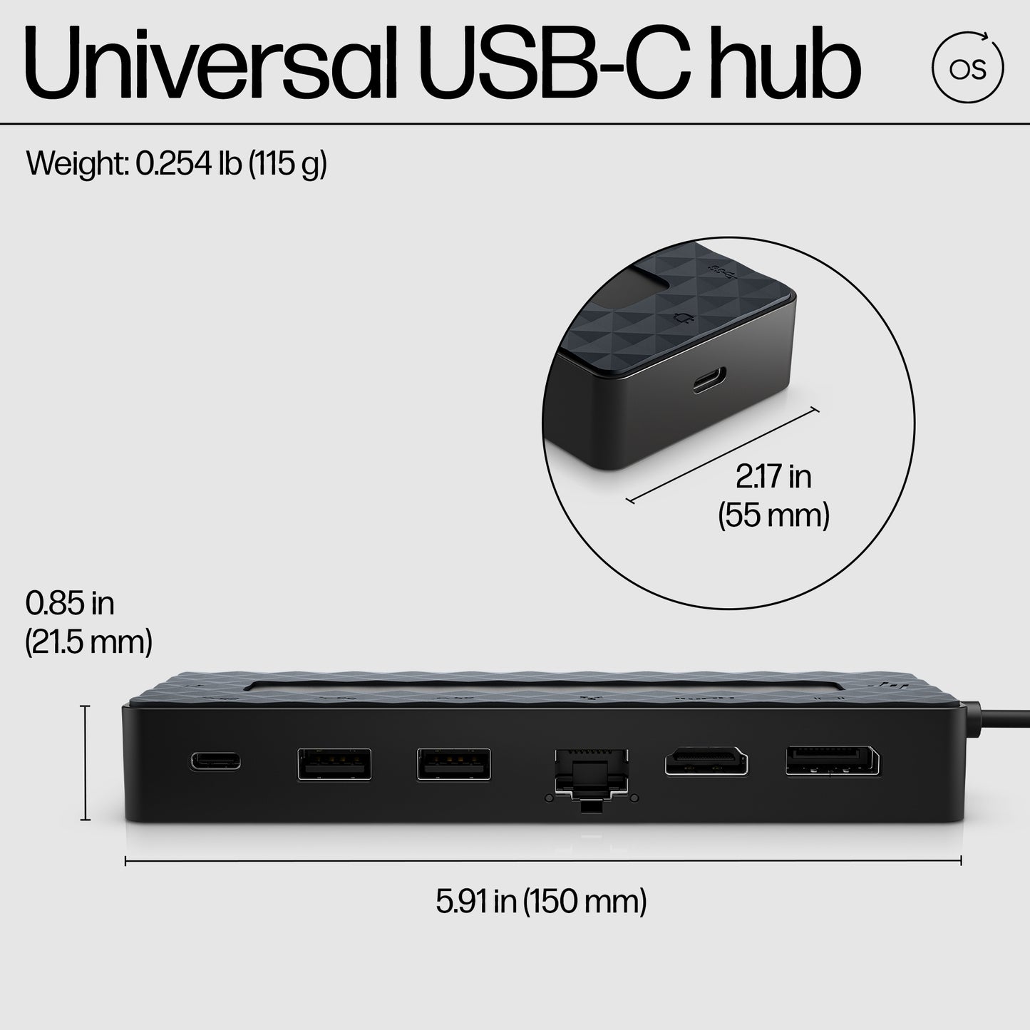 HP Universal Hub and USB-C Docking Station